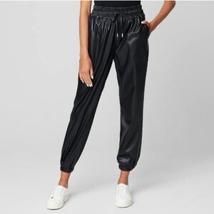 BLANK NYC Faux Leather Jogger Pants